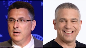 ינון מגל וגדעון סער, צילום: 103FM וארז חרודי